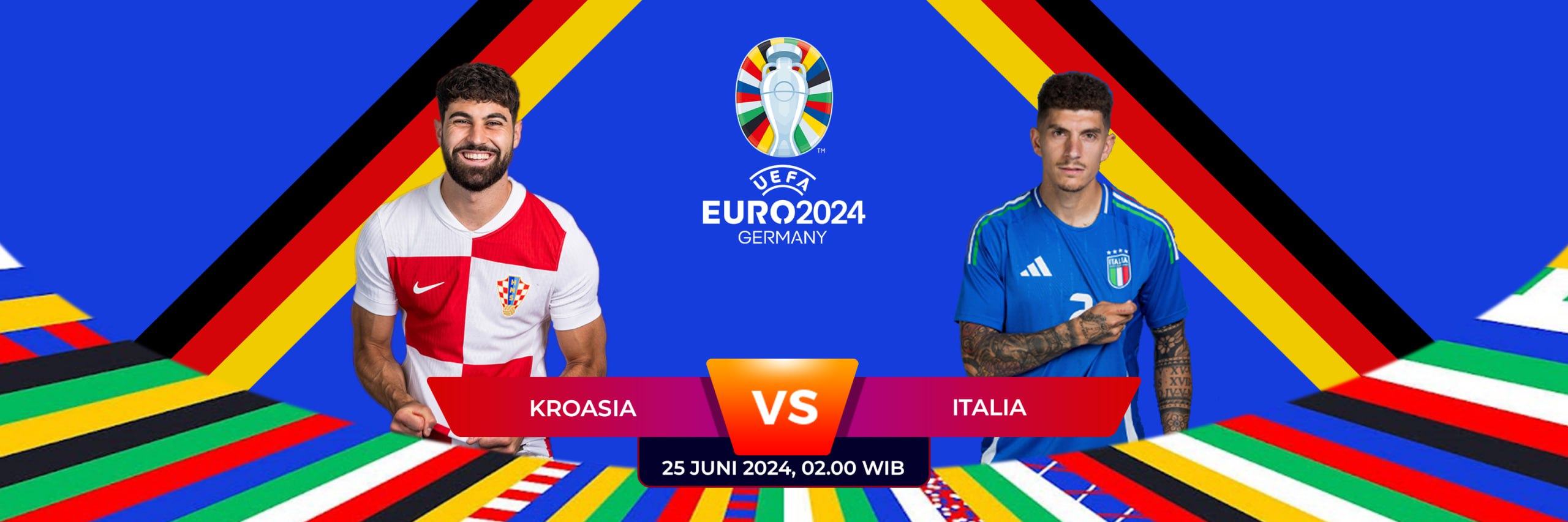 PREDIKSI BOLA AKURAT 100 | KROASIA vs ITALIA | 25 Juni 2024